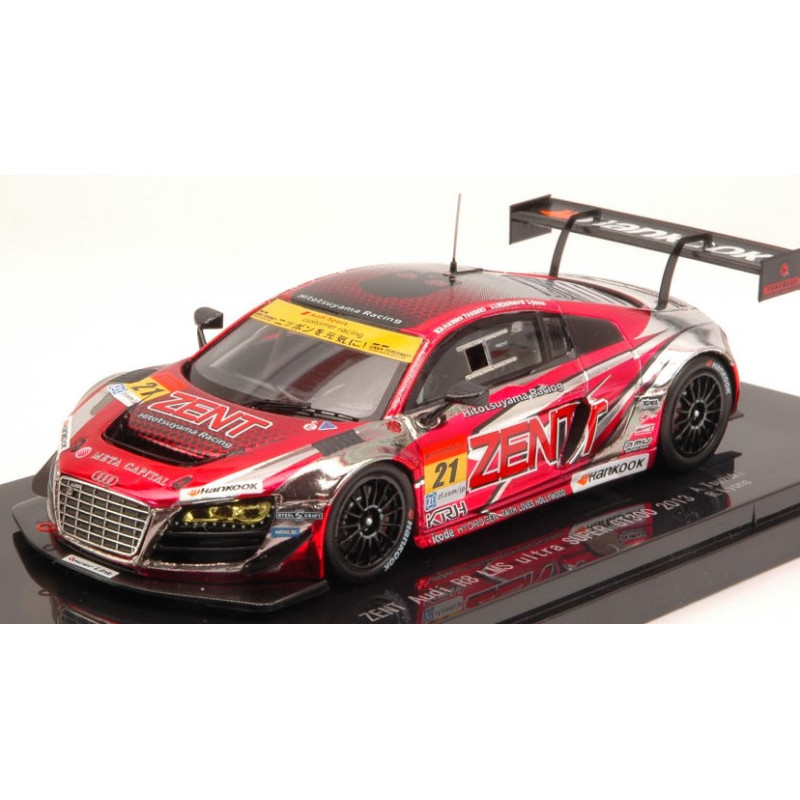 1:43 Ebbro Audi R8 LMS Ultra N21 26th Super GT 300 2013 A.tsuzuki r.lyons