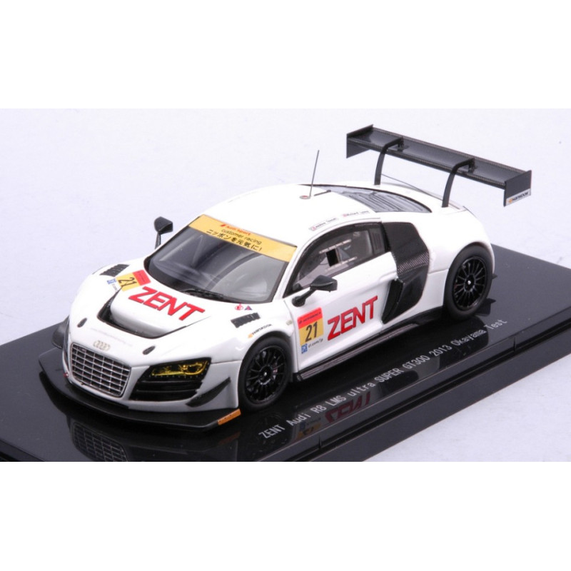 1:43 Ebbro Zent Audi R8 LMS N21 Ultra Super GT300 2013 Okayama Test