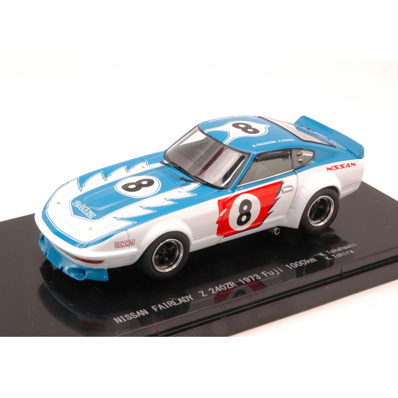 1:43 Ebbro Nissan Fairlady Z 240ZR N8 1000 Km Fuji 1973 Takahashi tohira