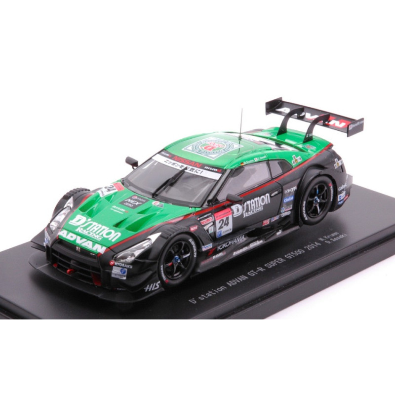 1:43 Ebbro D'station Advan Gt r N24 Super GT500 2014 M.krumm d.sasaki