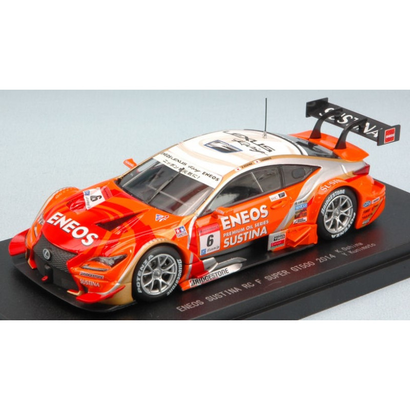 1:43 Ebbro Lexus RC F N6 7th Super GT500 2014 K.oshima y.kunimoto