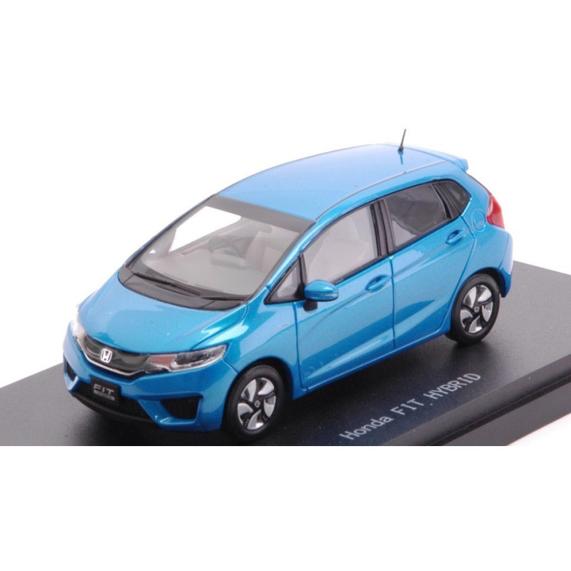 1:43 Ebbro Honda FIT Hybrid Vivid SKY Blu Pearl