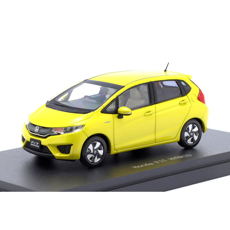 1:43 Ebbro Honda FIT Hybrid Attract Giallo Perlato