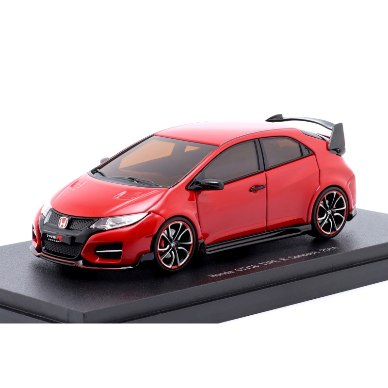 1:43 Ebbro Honda Civic Type R Concept 2014 Rosso