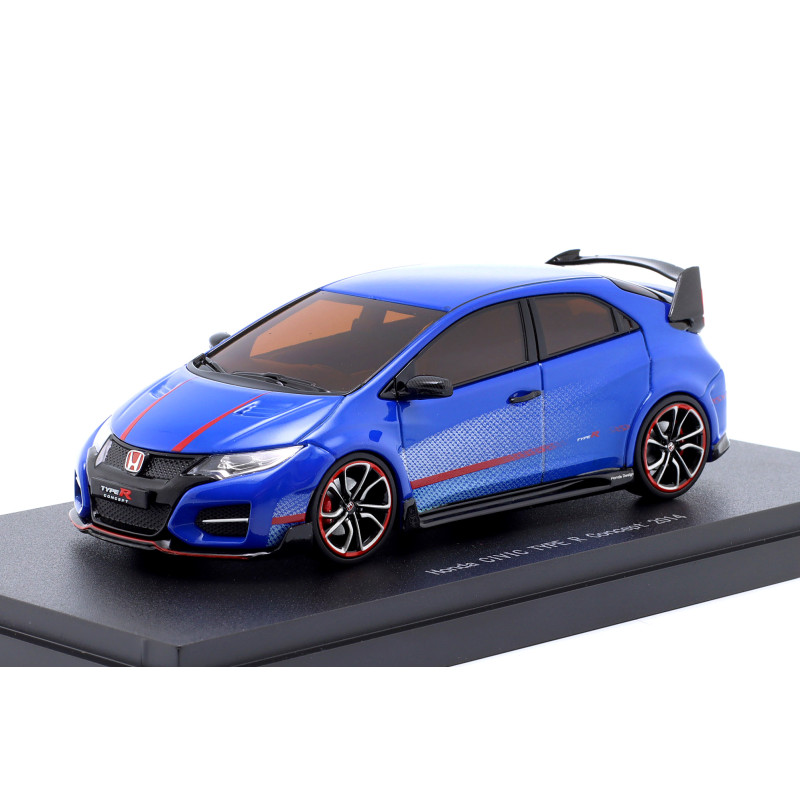 1:43 Ebbro Honda Civic Type R Concept 2014 Blu