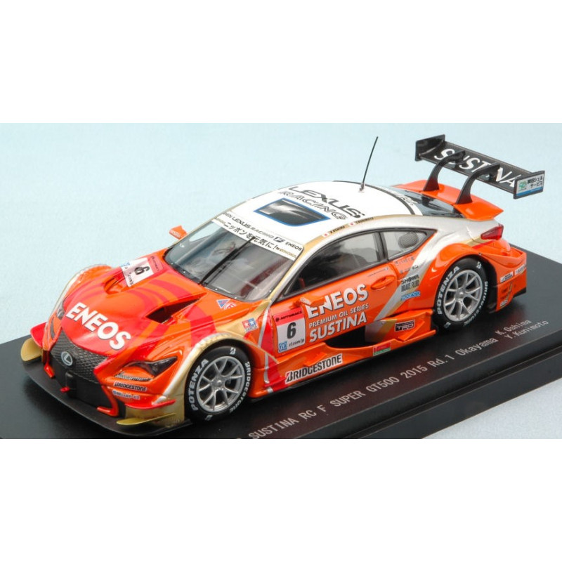 1:43 Ebbro Lexus RC F N6 9th 300 KM Okayama 2015 K.oshima y.kunimoto