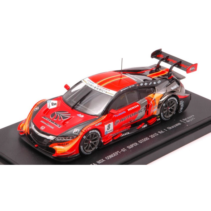 1:43 Ebbro Honda NSX N8 4th Super GT500 Okayama 2015 K.opacosuura t.nojiri