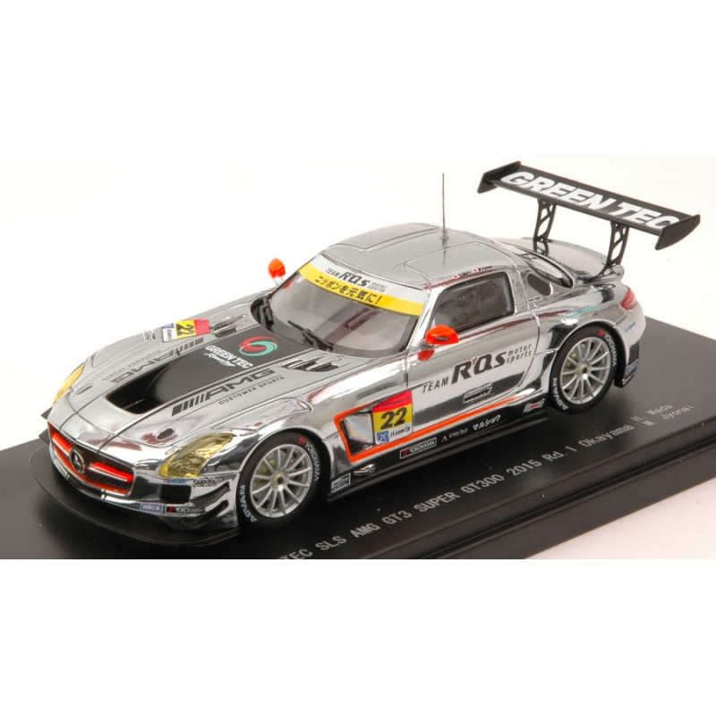 1:43 Ebbro Mercedes SLS N22 Super GT300 Okayama 2015 H.wada m.jyonai