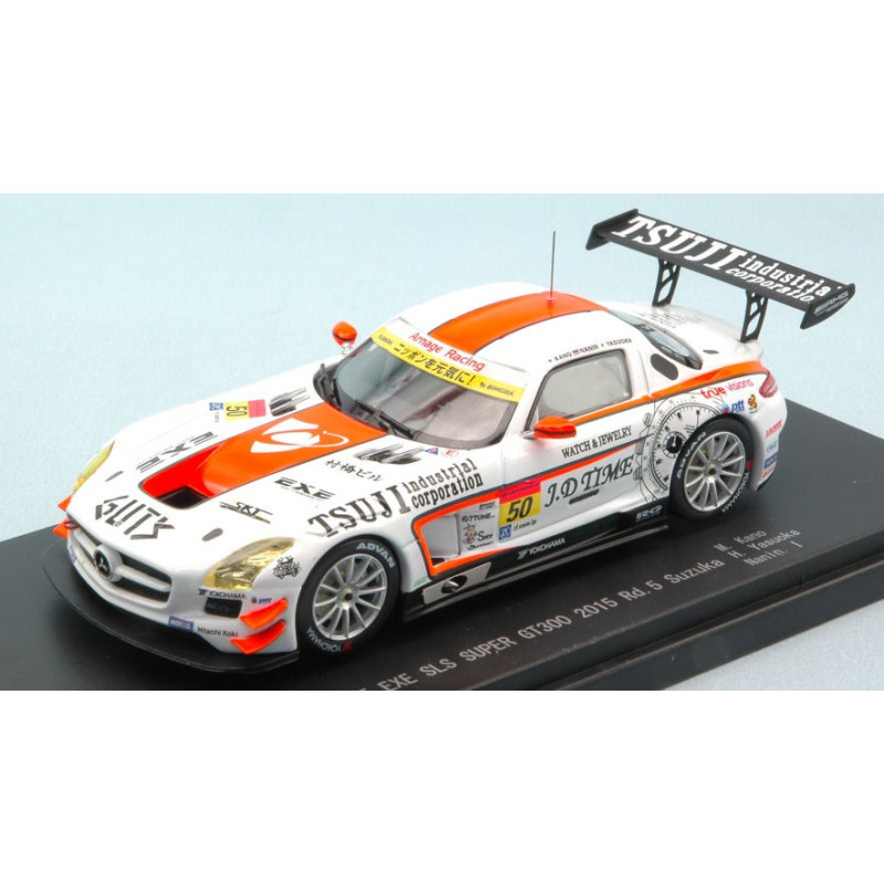 1:43 Ebbro Mercedes SLS N50 Accident 1000 KM Suzuka 2015 Kano nanin yasuoka