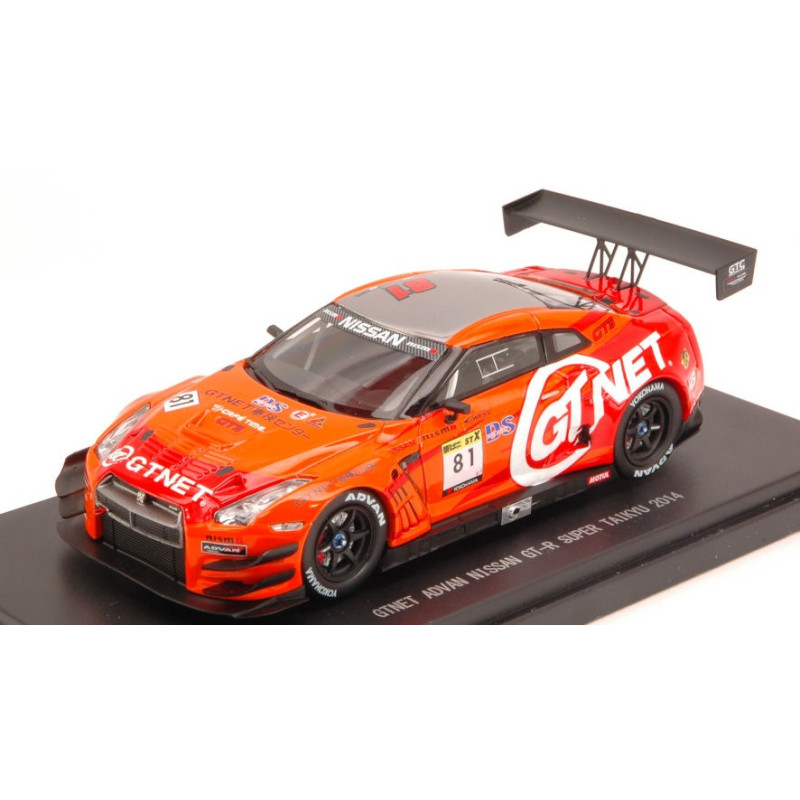 1:43 Ebbro Nissan Gt r Gtnet Advan N81 Super Taikyu 2014