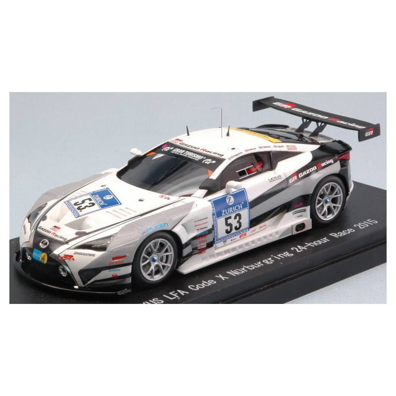 1:43 Ebbro Lexus LFA N53 14th 24H Nurburgring 2015 Kageyama ishiura ooshima