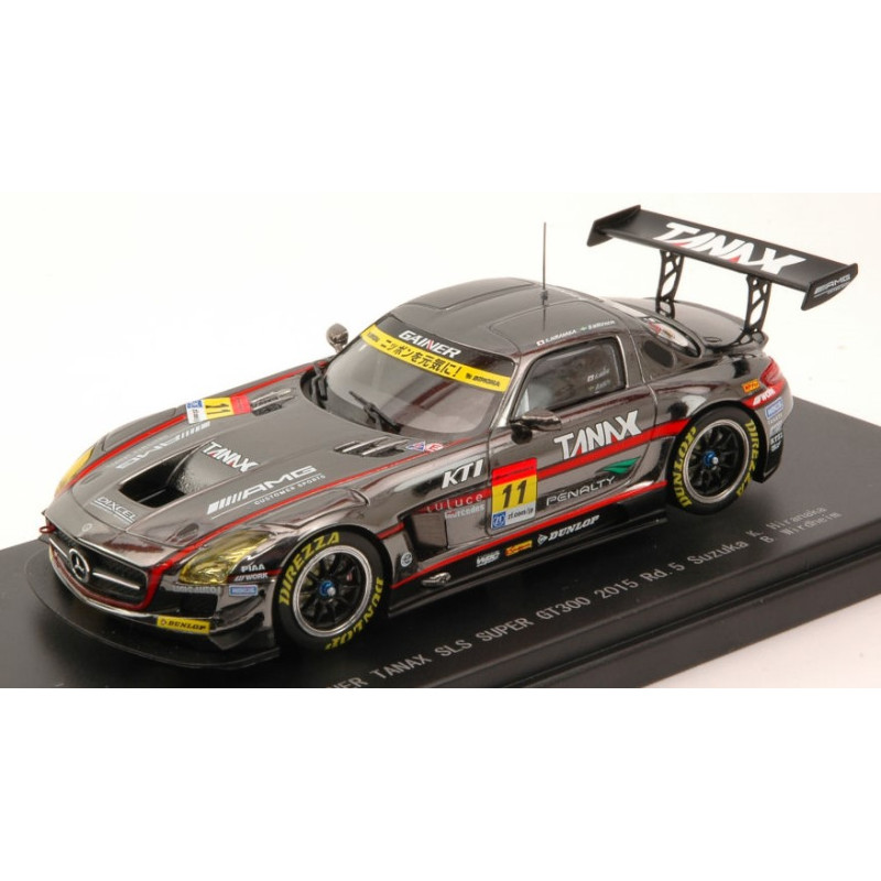 1:43 Ebbro Mercedes SLS N11 SGT300 Suzuka 2015 K.hiranaka b.wirdheim