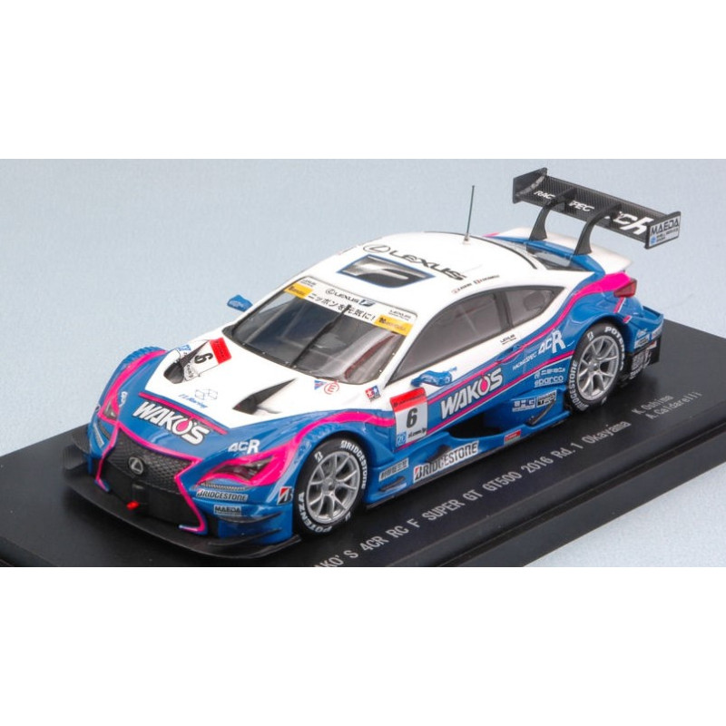 1:43 Ebbro Lexus RC F N6 4th Okayama Super GT 500 2016 K.oshima a.caldarelli