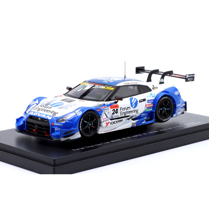 1:43 Ebbro Nissan Gt r N24 9th Fuji Super GT500 2016 D.sasaki m.yanagida