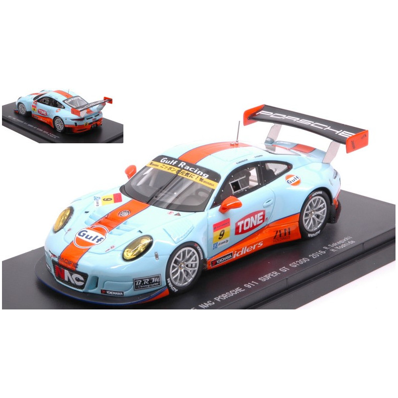 1:43 Ebbro Porsche 911 GT3 R N9 8th Super GT300 2016 R.sakaguki h.yoshida