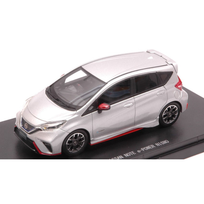 1:43 Ebbro Nissan Note E power Nismo 2017 Argento