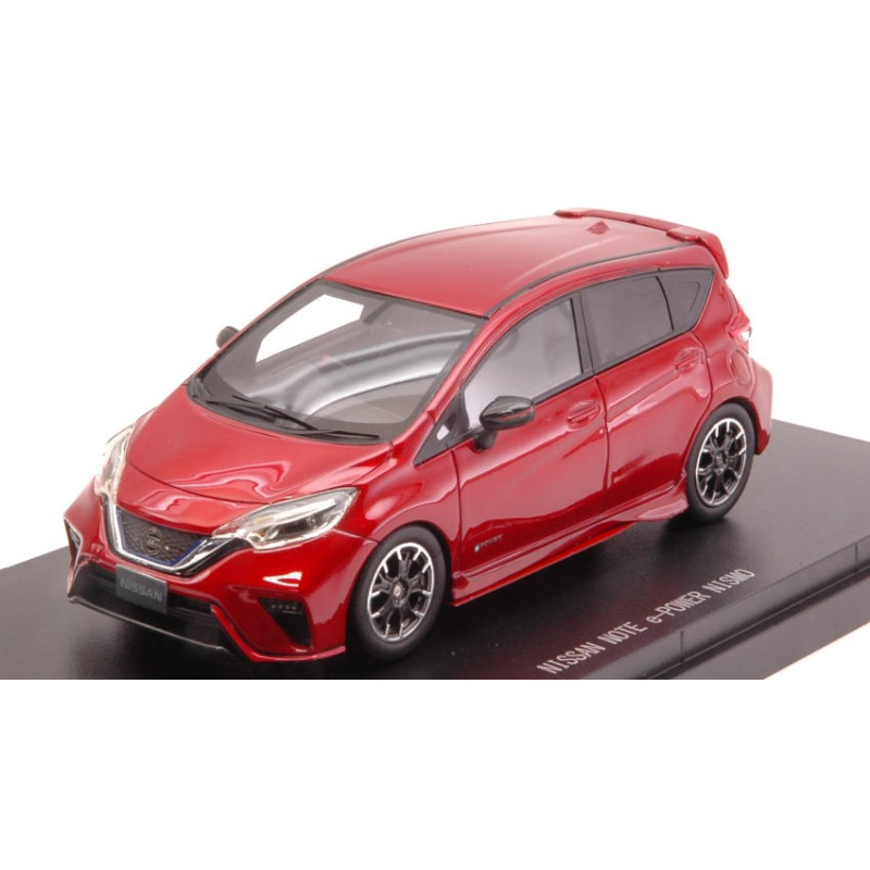 1:43 Ebbro Nissan Note E power Nismo 2017 Rosso Metallizzato