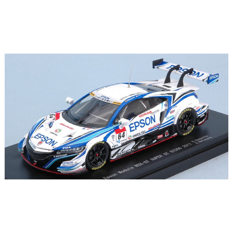 1:43 Ebbro Honda Nsx gt N64 Winner Suzuka Super GT500 2017 Baguette opacosuura