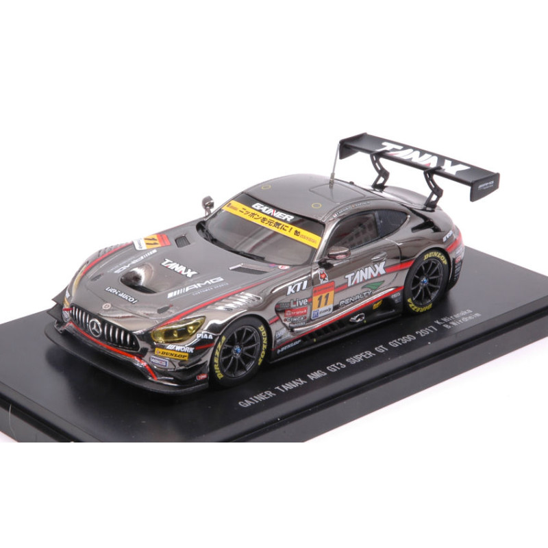 1:43 Ebbro Mercedes AMG GT3 N11 Winner Sugo Super GT300 2017 K.hiranaka b.wirdheim