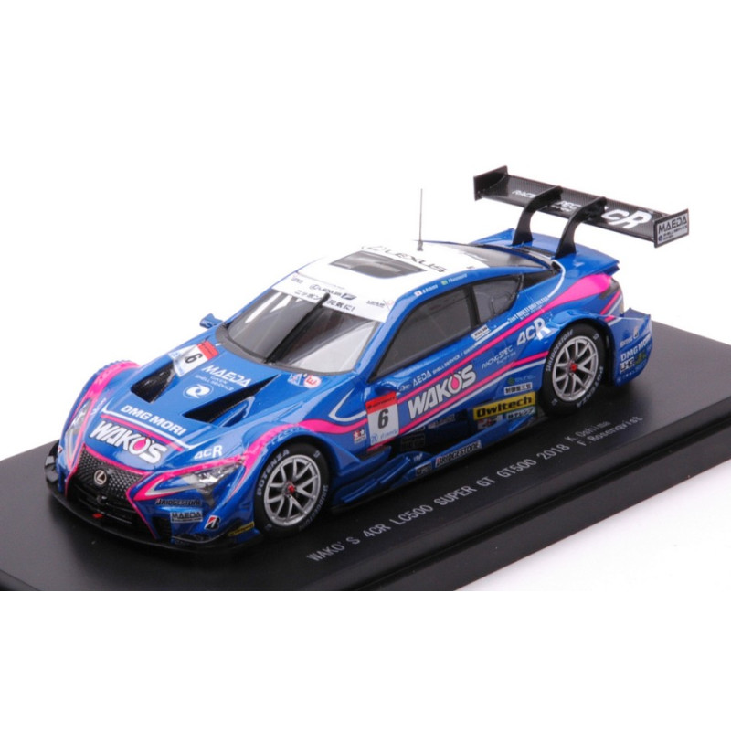 1:43 Ebbro Wako's 4CR LC500 N6 Super GT500 2018 K.oshima f.rosenqvist