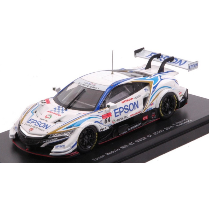 1:43 Ebbro Epson Modulo Nsx gt N64 Super GT500 2018 B.baguette k.opacosuura