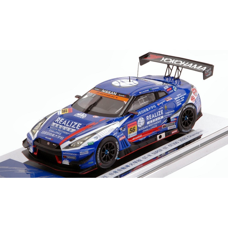 1:43 Ebbro Realize Gt r N56 Super GT300 2020 Champion