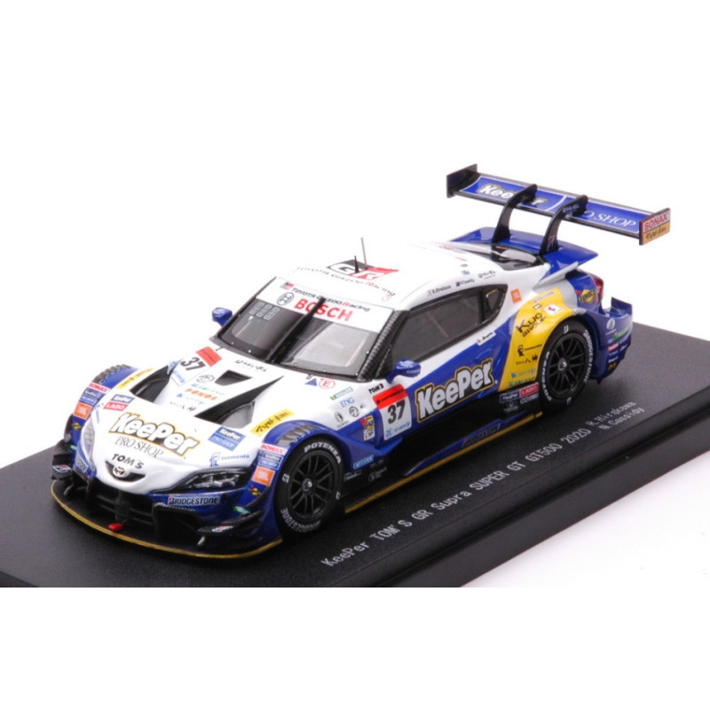 1:43 Ebbro Keeper Tom's GR Supra N37 Super GT500 2020 R.hirakawa n.cassidy