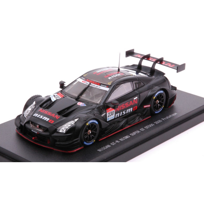 1:43 Ebbro Nissan Gt r Nismo N230 Super GT500 2020 Prototype Nero Opaco Livery