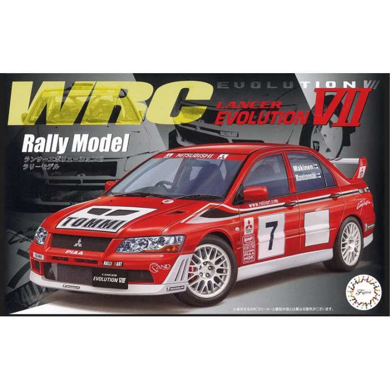 1:24 Fujimi Mitsubishi Lancer EVO VII WRC Rally Model KIT