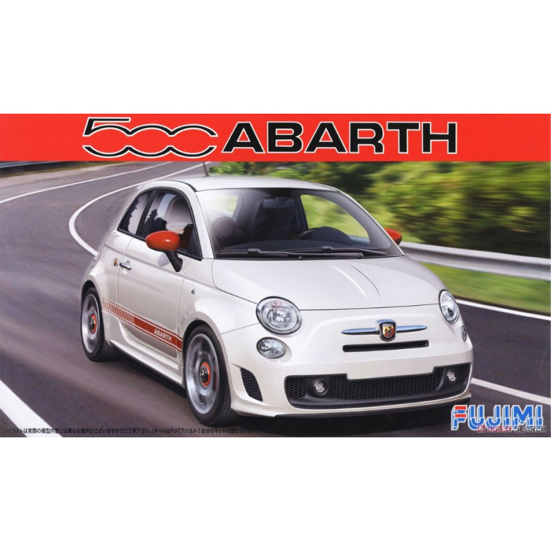 1:24 Fujimi Fiat Nuova 500 Abarth Bianco KIT