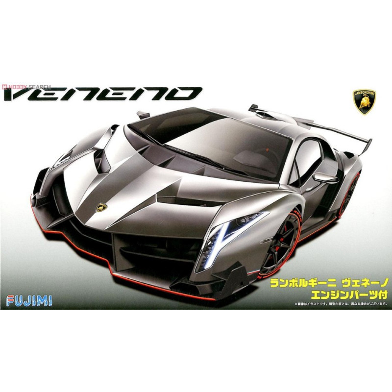 1:24 Fujimi Lamborghini Veneno Grigio W/engine KIT