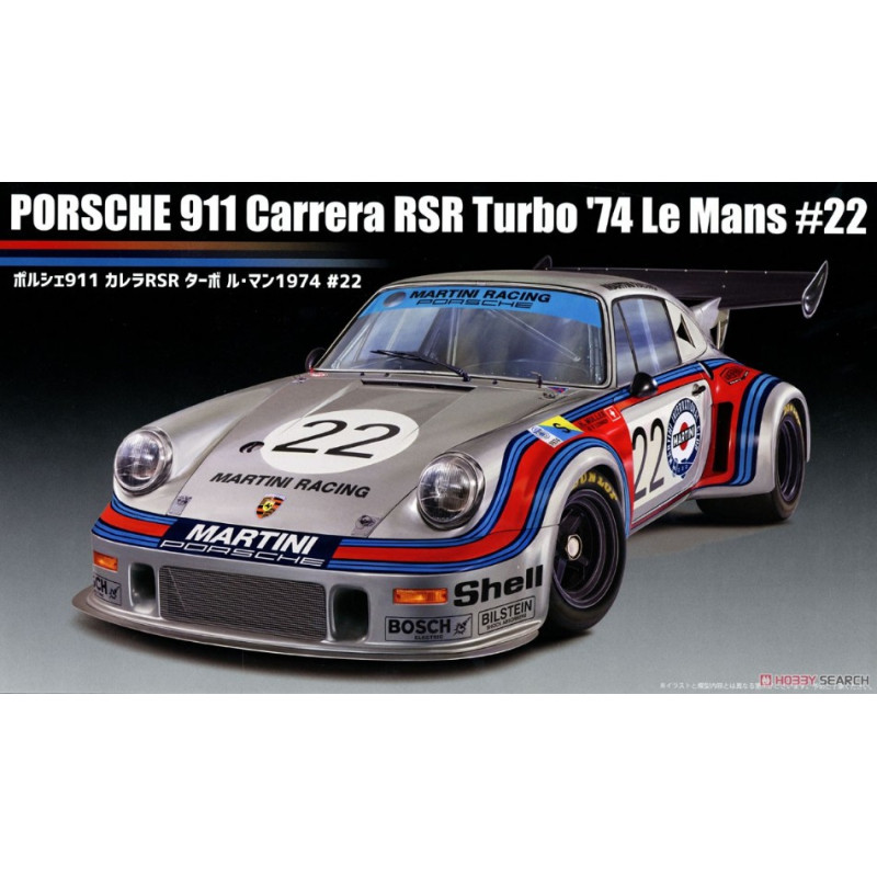 1:24 Fujimi Porsche 911 Carrera RSR Turbo N22 LE Mans 1974 Martini KIT