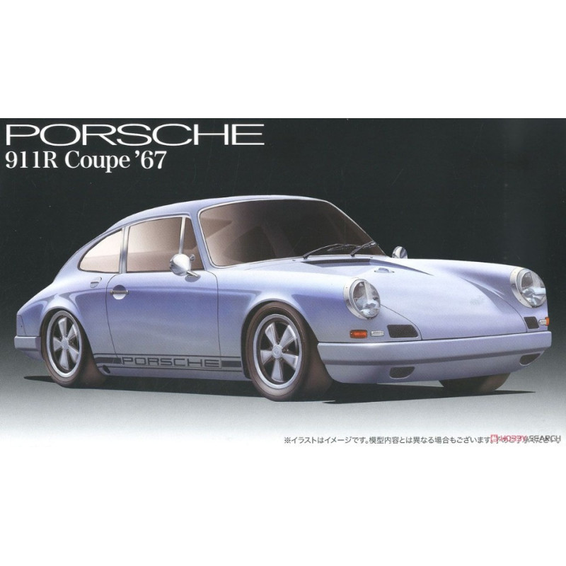 1:24 Fujimi Porsche 911 R Coupe 1967 Blu Chiaro KIT