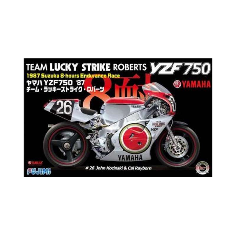 1:12 Fujimi Yamaha YZF 750 N26 Lucky Strike 8H Suzuka 1987 K.roberts