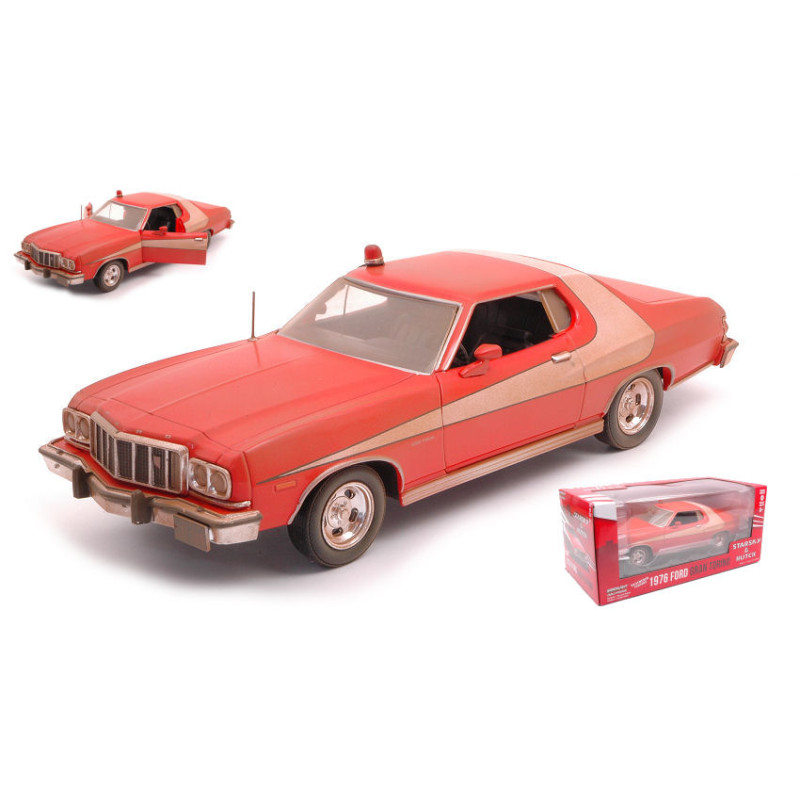 1:24 Greenlight Ford Gran Torino 1976 Starsky AND Hutch 1975 79 Muddy Version