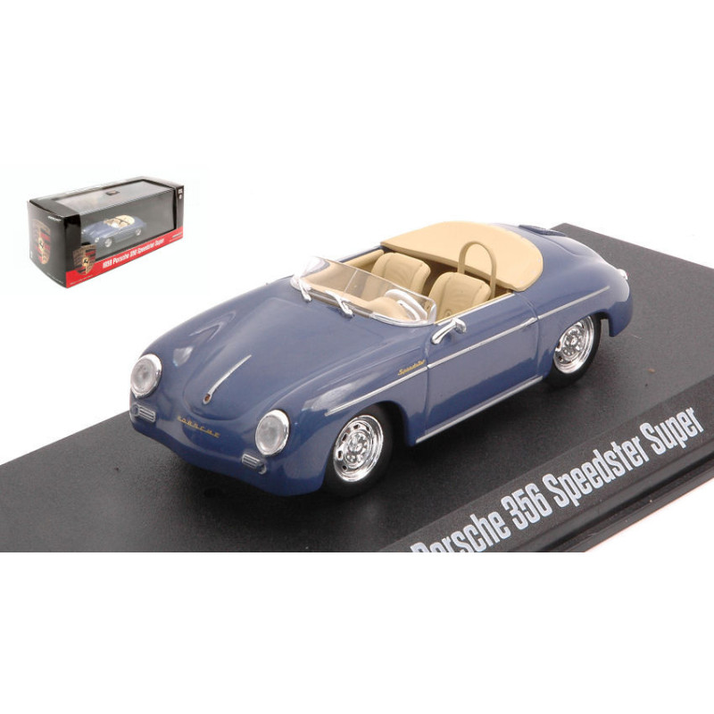 1:43 Greenlight Porsche 356 Speedster Super Blu