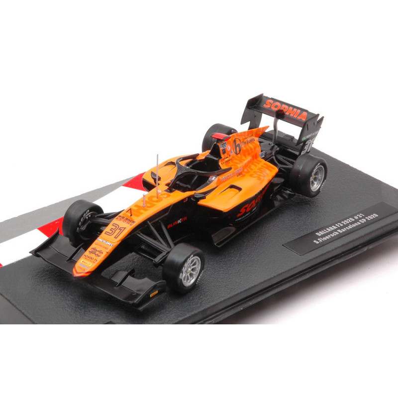 1:43 Ixo Model Dallara G319 N31 HP Tuners Formel 3 GP Barcelona 2020 Floersch