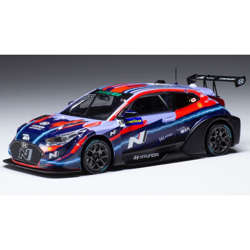 1:43 Ixo Model Hyundai Veloster N Etcr N69 Hyundai Motorsp.etcr PAU 2021 Vernay