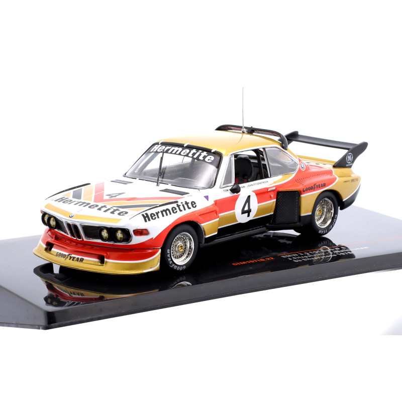 1:43 Ixo Model BMW 3.5 CSL N4 Argentostone 1976 GR.5 Fitzpatrick walkinshaw