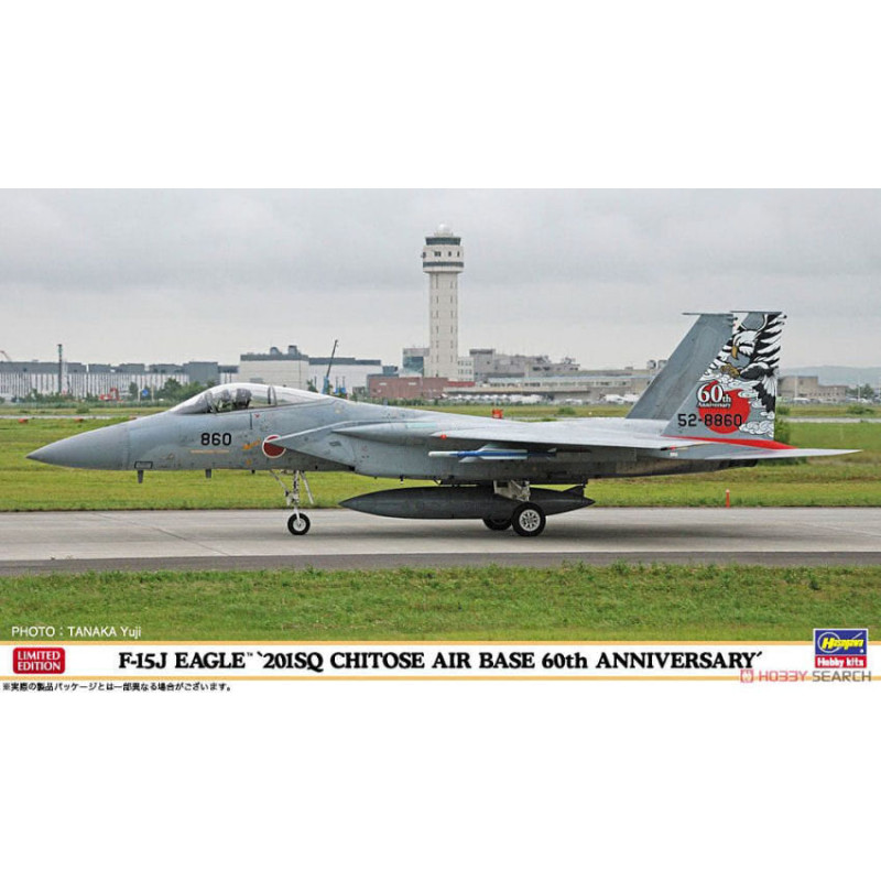 1:72 Hasegawa F15J Eagle 201 Sq Chitoseair Base 60th Anniversary KIT