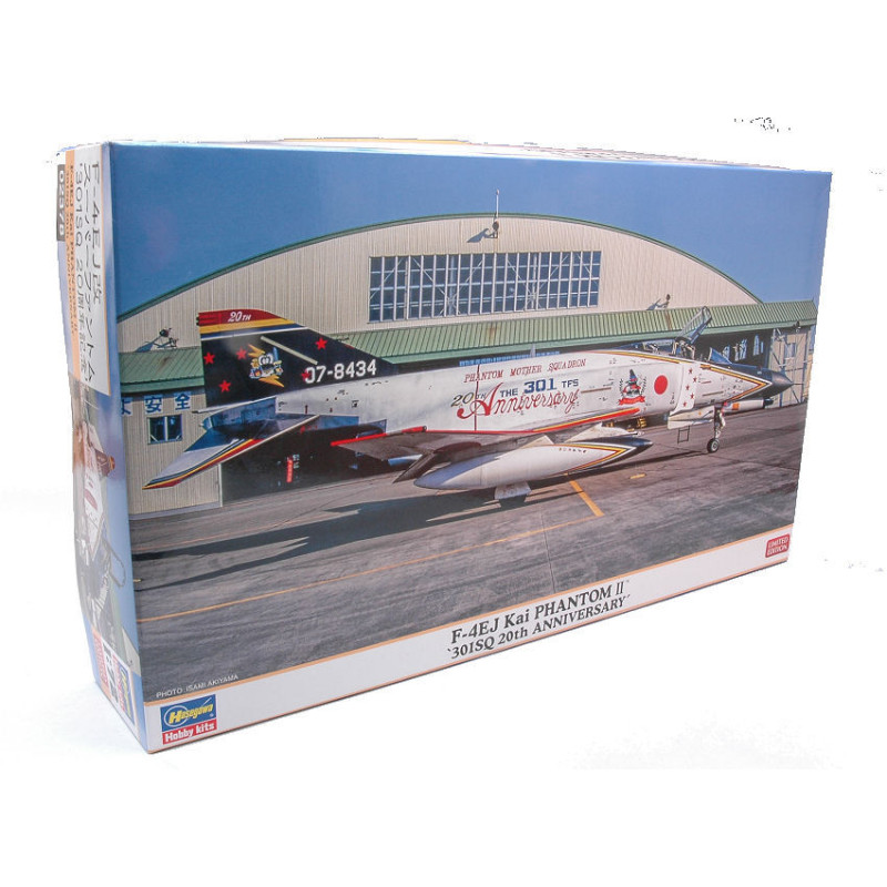 1:72 Hasegawa F 4Ej KAI Phantom II 301Sq 20th Anniversary KIT