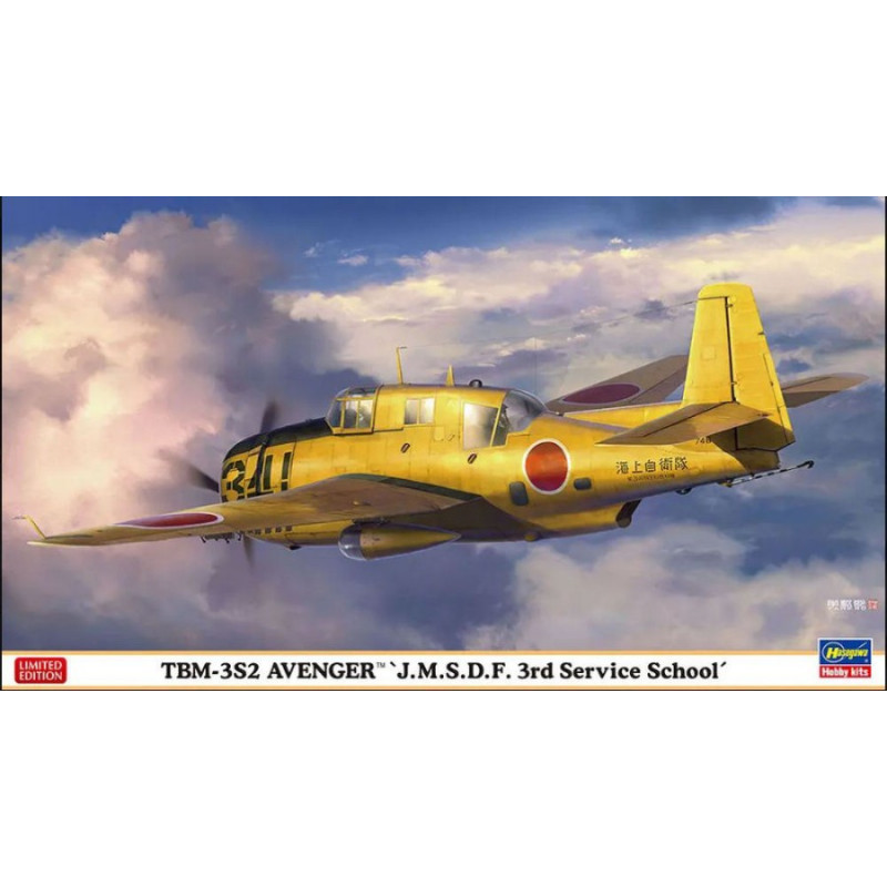 1:72 Hasegawa TBM 3S2 Avenger J.m.s.d.f. 3rd Service School KIT