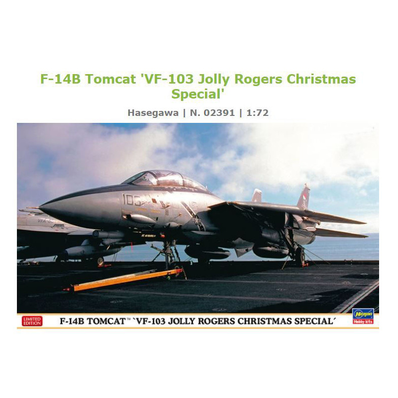 1:72 Hasegawa F 14B Tomcat VF 103 Jolly Rogers Christmas Special KIT