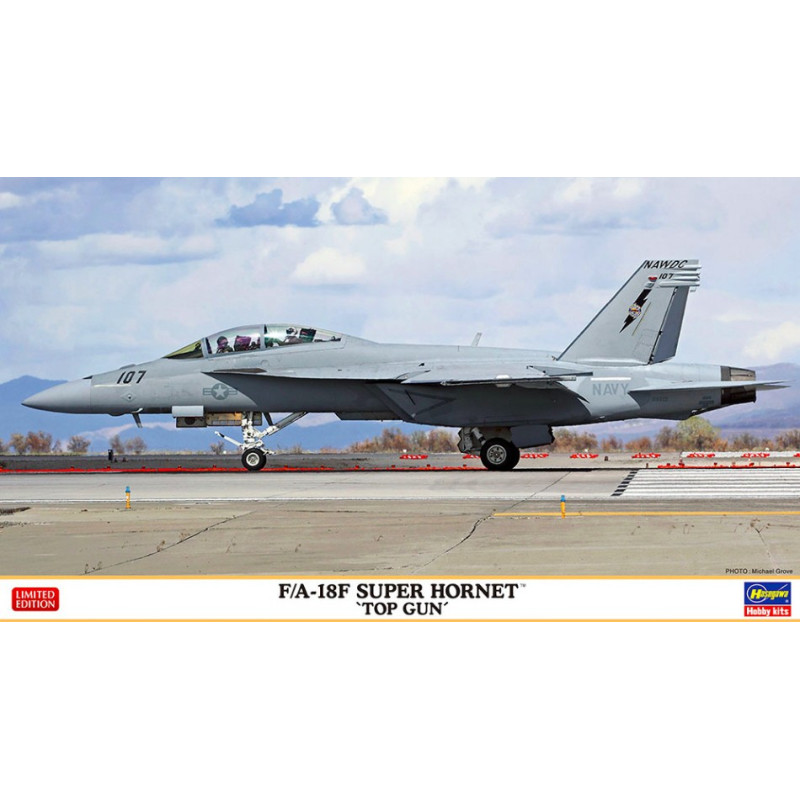 1:72 Hasegawa F/A 18F Super Hornet TOP GUN KIT