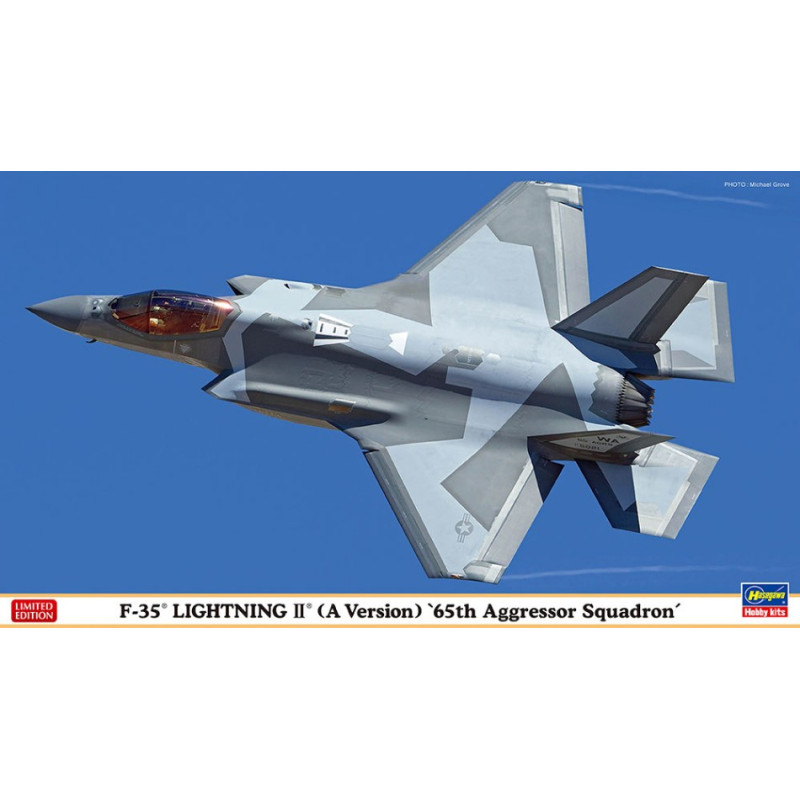 1:72 Hasegawa F 35 Chiaroning II (A Version) 65th Aggressor Squadron KIT