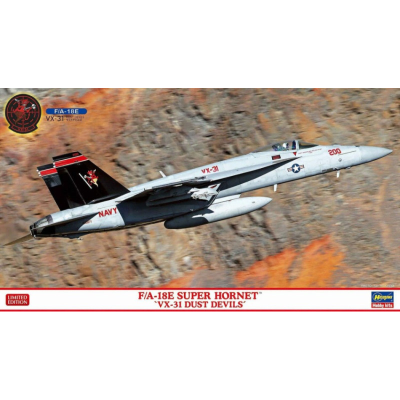 1:72 Hasegawa FA 18E Super Hornet VX 31 Dust Devils KIT