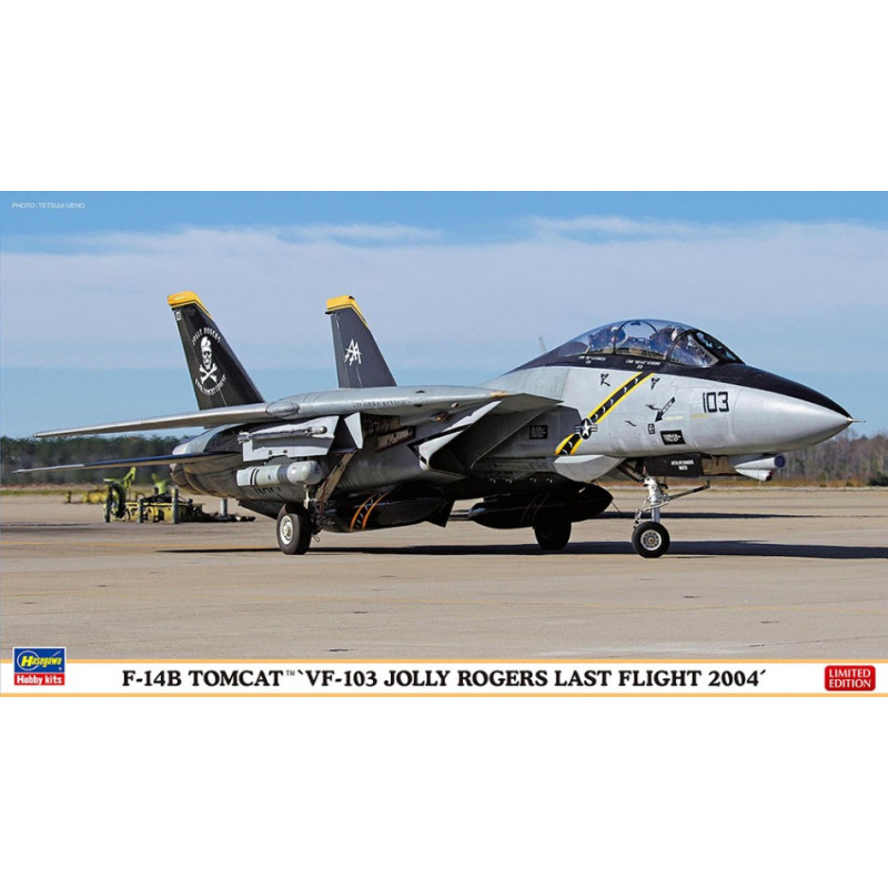 1:72 Hasegawa F 14B Tomcat VF 103 Jolly Rogers Last Fight 2004  KIT