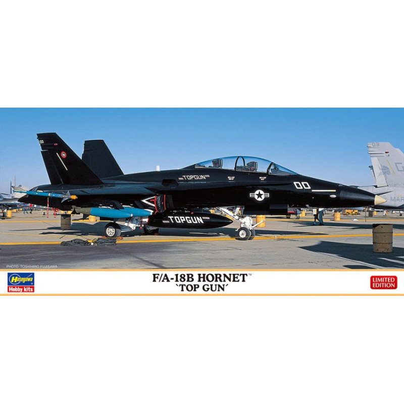 1:72 Hasegawa F/A 18B Hornet TOP GUN KIT