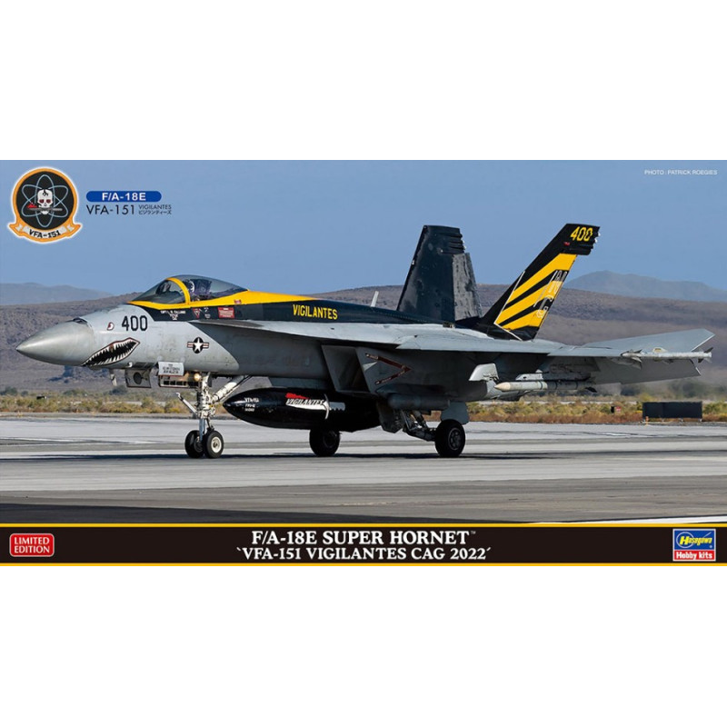 1:72 Hasegawa FA 18E Super Hornet VFA 151 Vigilantes CAG 2022 KIT