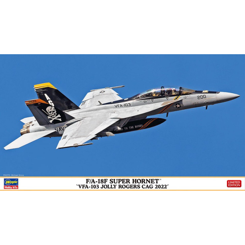 1:72 Hasegawa FA 18F Super Hornet VFA 103 Jolly Rogers VAG2022 KIT